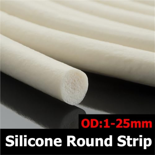 Bande de caoutchouc mousse silicone expansé blanc pour étanchéité