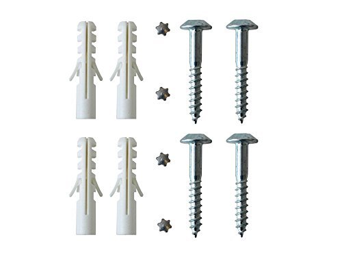 Sicherheitsschrauben Set zur Befestigung von Fenstergittern Länge 50 mm 7 mm verzinkt