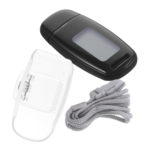 Angoily Multifunctional Walking Counter 3D Pedometer Step Counter for Fitness Easy to Use Portable