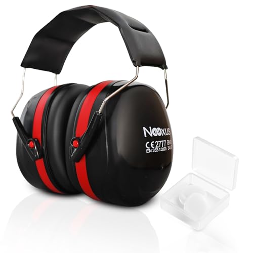 Nexus Cascos Insonorizacion Para Estudiar con tapones oidos cancelacion de ruido 34dB | Cascos Cancelación de Ruido | Cascos Antiruido | Cascos Insonorizados | Auriculares Cancelacion Ruido (FBA)