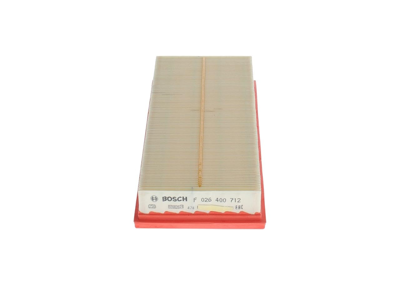 Bosch S0712 Car Air Filter - Separates Particles from the Air Intake - Moisture-resistant plus High Tensile Strength