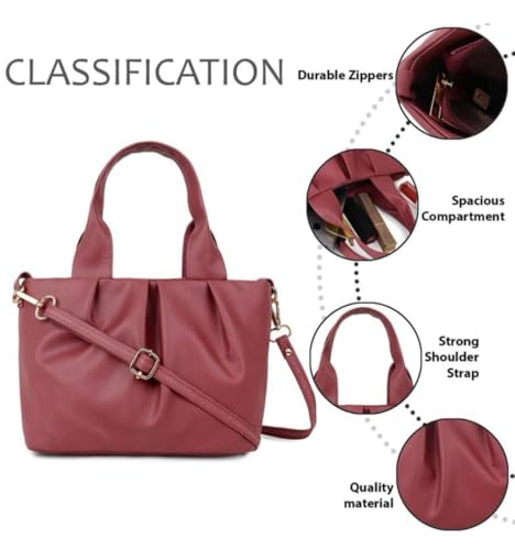 Image of DAISY STAR Women's Sling Handbag with Shoulder Strap | Stylish Ladies Purse