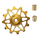 INSTALLATION: Dieser Umwerfer-Riemenscheibensatz ist sehr einfach mit einem Inbusschlüssel zu montieren, indem man einfach die Schraube entfernt, die die Riemenscheibe am Umwerfer hält. Es ist sehr geeignet für Fahrräder mit 12 oder 14 Zähnen. Es kann für den Kettentransport und die variable Geschwindigkeit verwendet werden. Installieren Sie es an Ihren Fahrrädern, um Ihnen das Radfahren zu erleichtern. Und passen Sie sich an die Fahrradgeschwindigkeit an: 8/9/10/11 Geschwindigkeit.