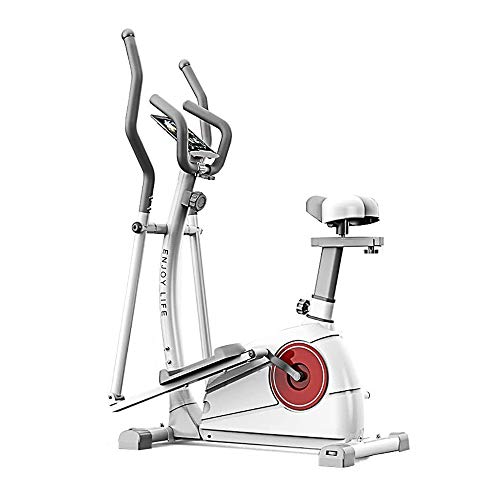 Image of Elliptical Machine 3 in 1 Cardio Fitness Workout Machine 8 Levels of Resistance Extremely Sturdy e Construction Home Magnetic Ellipse Trainer