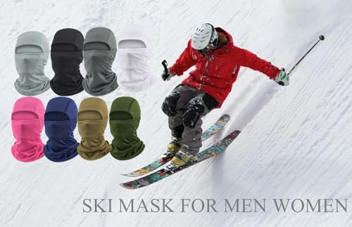 Hexchasty- Máscara de esqui balaclava para homens e mulheres, máscara respirável e impermeável, prot