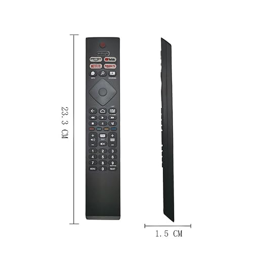Remplacement telecommande Philips TV pour telecommande Universelle Philips Compatible avec la 32PFS6906/12 55PUS8106/12 65PUS7906/12 70PUS7956/12 75PUS7906/12 – vue 3