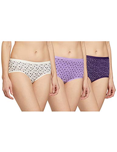 Image of Amante Printed Cotton Full Brief Panty Pack(Pack of 3)