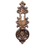 Messing Ausführung Gründerzeit Möbelgriff Schlüsselschild (9012/B5.01)