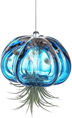 Blown Glass Jellyfish Hanging Planter
