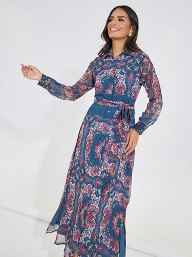 Image of Styli Women Tired Maxi Dress | Flowy Silhouette with Comfortable Fit | Elegant and Stylish Design | Perfect for Casual and Occasion Wear