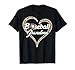 Proud Baseball Grandma Leopard Heart Nana Gigi T-Shirt