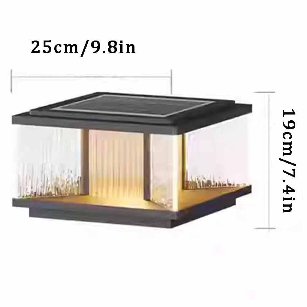 Lampada Da Esterno Moderna A Energia Solare, Con Accensione