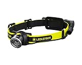 Ledlenser, iH8R Rechargeable Headlamp with Rear Light, High Power LED, 600 Lumens, Hardhat Mount...