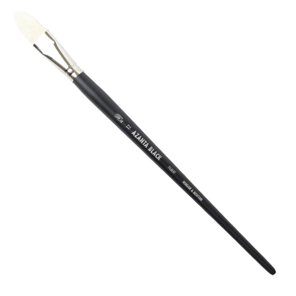 Winsor & Newton Azanta Black Pincel Avellanado, Negro, Nr. 10 (17 mm)