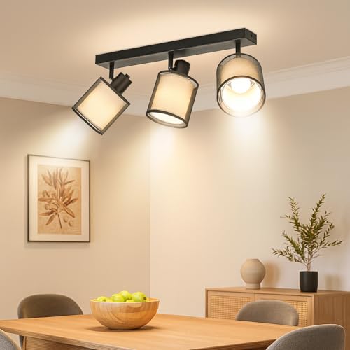 CongShine Lámpara de Techo 3 Focos Orientable