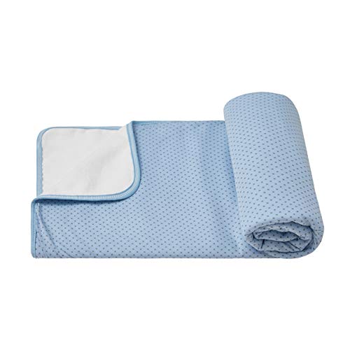 Cobertor Papi Malhas Dupla Face Estampado 1, 10M X 90Cm 01 Un, Papi Textil, Azul