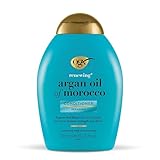 OGX Renewing + Argan Oil of Morocco Conditioner (385 ml), acondicionador con aceite de argán de Marruecos, acondicionador sin sulfatos ni parabenos, regenerador para cabello seco y dañado