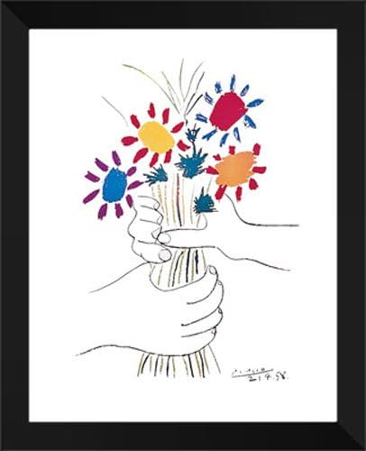 Petite Fleurs 26x32 Framed Art Print by Pablo Picasso