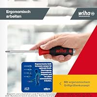 Wiha Schraubendreher Set mit Schlagkappe SoftFinish® (21250) 6 tlg. I Schraubenzieher Satz Alltag, Handwerk, Industrie I Schraubwerkzeug Schlitz/Kreuz – Ansicht 6