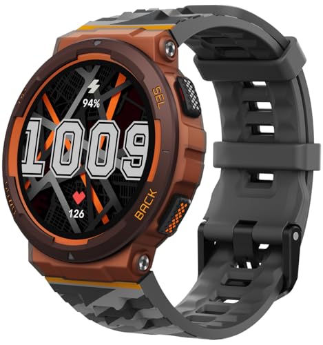 Amazfit Active Edge 46mm �A�E�g�h�A �X�}�[�g�E�H�b�` AI�ɂ�鐇��/�^���Ǘ� 16���ԃ����O�o�b�e���[ iPhone Android�Ή� �R�p�K�i 10ATM�h�� GPS���� ���[�g�i�r�Q�[�V���� 130+�X�|�[�c���[�h 24��