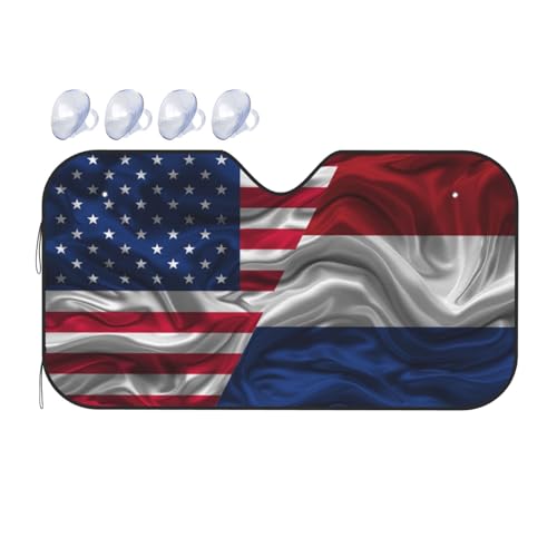 Pare-soleil voiture drapeau Pays-Bas taille M pour SUV et camping-car