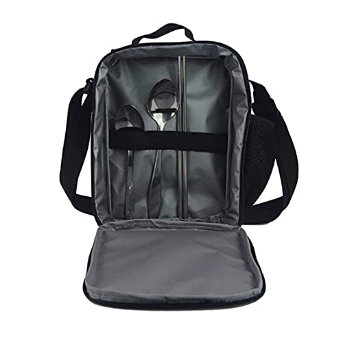 Beginterest Black Cat Backpack Set Durable Boys Girls School Bags Bookbags With Lunch Box Pencil Bags #TOP4