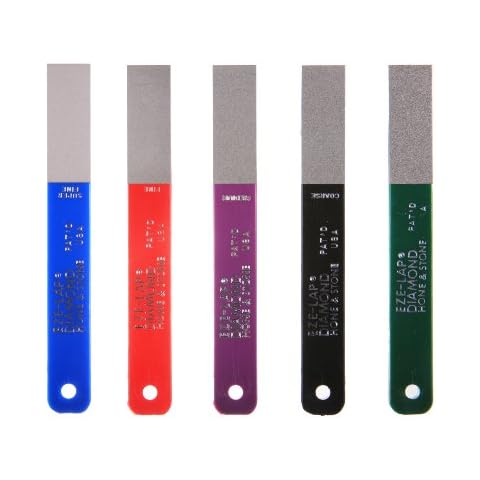 EZE-LAP L PAK5 Set SF/F/M/C/XC Color Coded Diamond Hones Cover