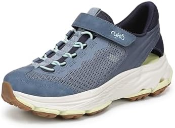 Ryka Women's Devotion Max Fisherman Walking Shoes Flintstone Blue 6 W