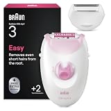 Braun Silk-Épil 3 Epilatore Elettrico Donna, Accessori, 3-031 Bianco/Rosa...