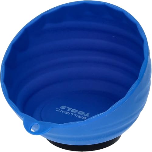 BRILLIANT TOOLS BT691159 Demi-coque en plastique aimantée, Ø 11 cm [Powered by KS TOOLS]