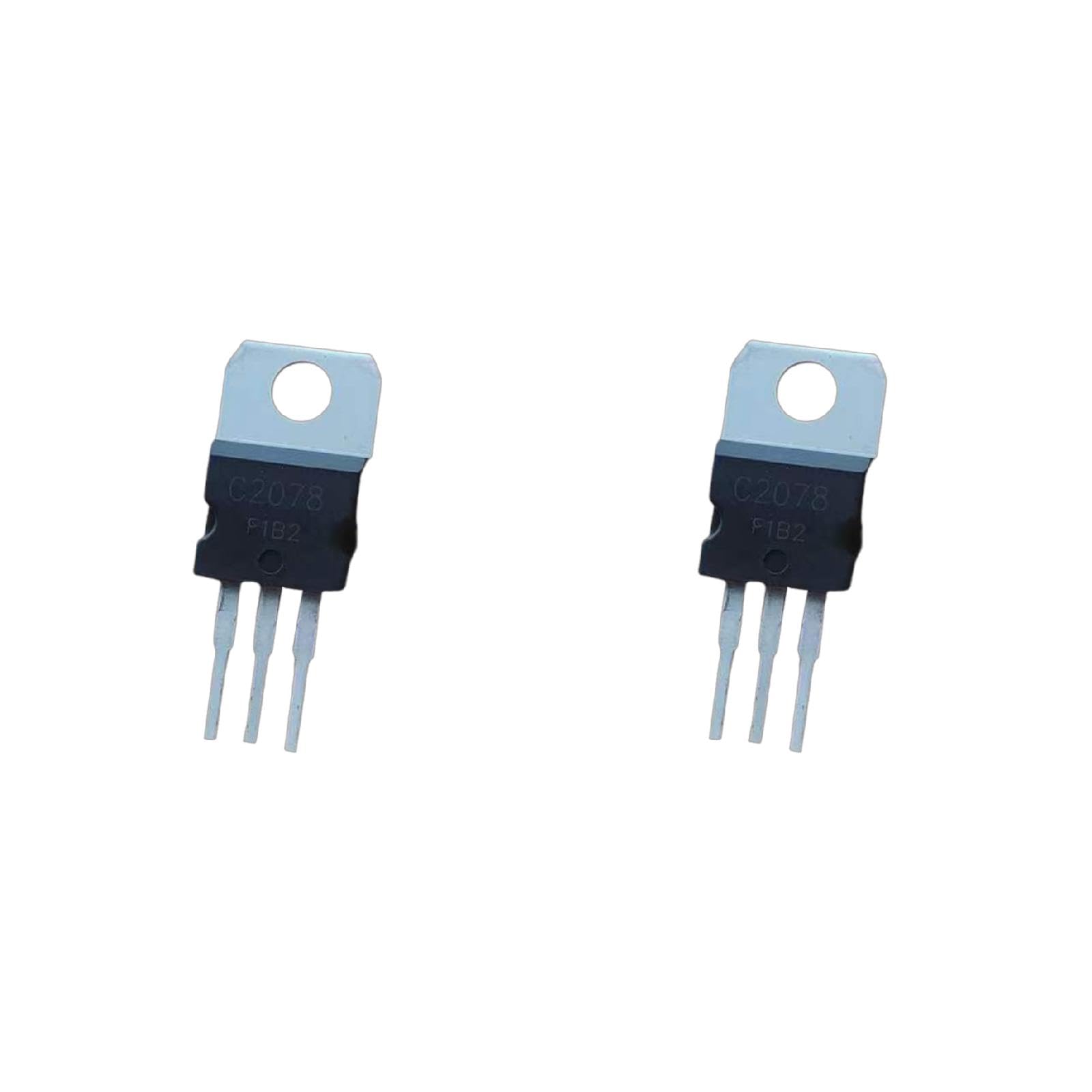 NGCG 2Pieces C2078 2SC2078 3A 80V high Frequency Transistor Channel Electronics Component, 18g, Black