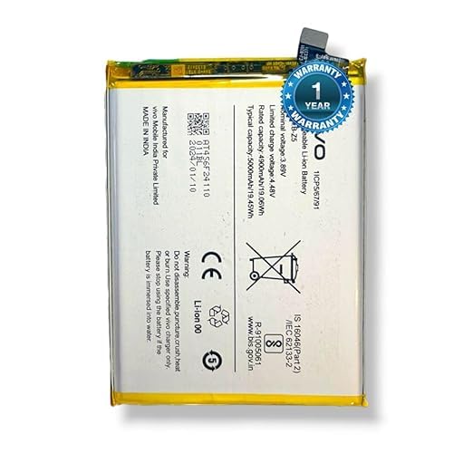 Image of Original B-Z5 Battery for Vivo Y36 4G / Y36 5G / Y27 4G / Y27 5G Battery with 1 Year Warranty****(ERT87)