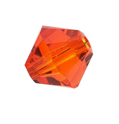 25pcs x Genuine Preciosa Bicone Crystal Beads 6mm Fire Opal Alternatives For Swarovski #5301/5328 #preb634