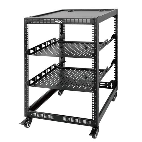 Tecmojo 19 Zoll 16HE Open Frame 19' Netzwerk-Rack für...