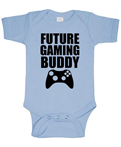 Image of Live Nice FUTURE GAMING BUDDY - Baby Bodysuit (Lt Blue, 3-Month)