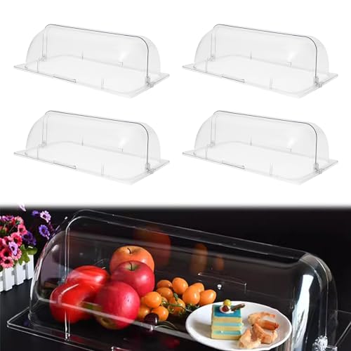 Cubiertas enrollables y tapa para depósito 1/1 GN en pack de 4 para servicio de buffet 2