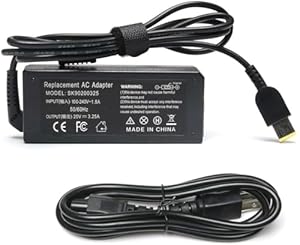 65W Charger for Lenovo V110 V130 V510 G50 G40 B50 B41 B40 E40 N20 ideapad 500 300 S210 Yoga 2 11 13 Flex 2 3 ThinkBook 13s 14s ThinkPad 11e L440 L570 E575 E470 T570 T470 T440 T460 T450 S431 Laptop