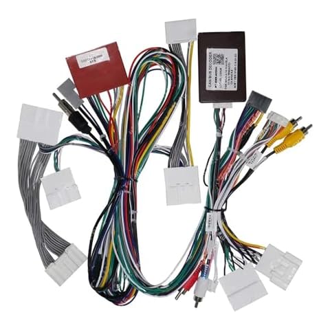 16pin Car Stereo Radio Power Retrofit Wiring Harness Adatper fits for Mazda 3 Atenza CX-4 Axela CX-5 with Amplifier Cover