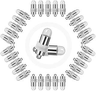 Yizhet LED Balloon Lights, 30 Pcs Mini LED Lantern Lights, Battery Operated Miniature Led Lights for Paper Lantern, Balloons, DIY Models in Halloween Christmas Wedding Party Birthday (Warm White)