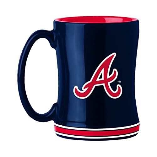 Taza Atlanta Braves Cerámica 14 oz miniatura 1