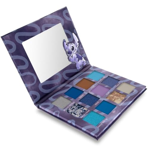 Palette fards à paupières Disney Stitch Denim cosmétique yeux bleu fards mats