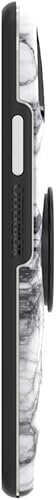 Miniatura 3 de Otter + Pop - Funda para iPhone X y XS OtterBox Symmetry Series con PopTop intercambiable de PopSockets - mármol blanco y negro aluminio