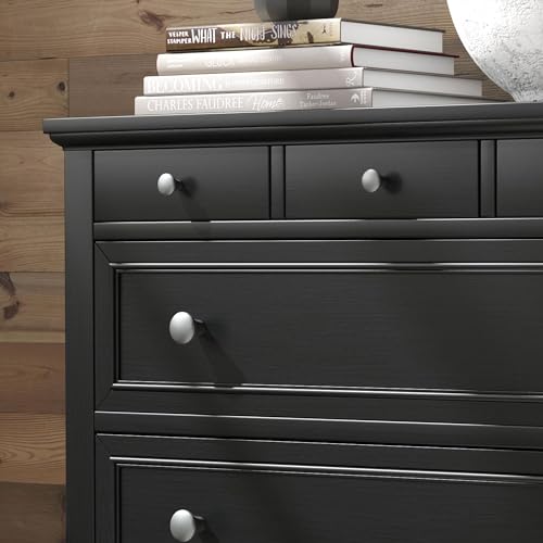 homestyles Black Bedford Four-Drawer Chest