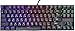 Redragon KUMARA K552-RGB Arabic & English Tenkeyless Compact Mechanical Gaming Keyboard with Tactile Blue Switches - 87 Anti Ghosting Backlit Keys, 19 Lighting Modes - Black (كيبورد قيمنق ميكانيكي)