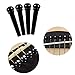 24pcs Acoustic Guitar Bridge Pins Pegs with 1pc Bridge Pin Puller Remover, Ivory & Black-Jinlop