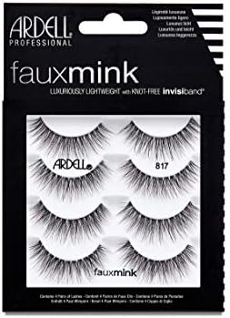 Ardell False Lashes Faux Mink 817 Multipack, 1 pk x 4 pairs
