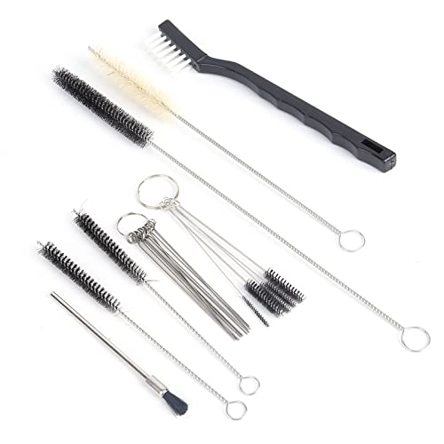Miniatura 5 de Kit Profesional De Limpieza Para Pistola De Pulverización, 19 Piezas, Con Cepillo De Tubo, Aguja De Precisión, Cepillo Quitapolvo, Herramienta Manual