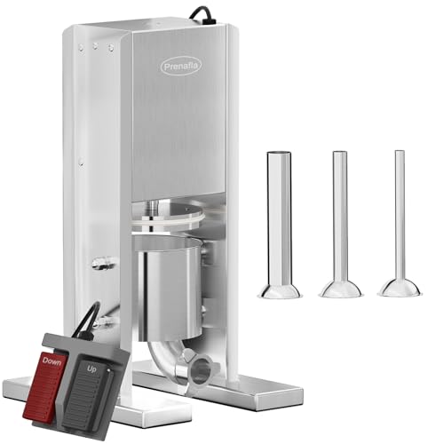 Prenafla Sausage Stuffer, 4.7Lbs/2L Electric Sausage Machine, 304 Stainless...