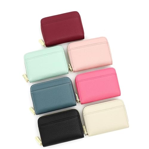 Accordion Card Holder Coin Purse Large Capacity Card Holder Card Holder Accordion Bag(Red)3