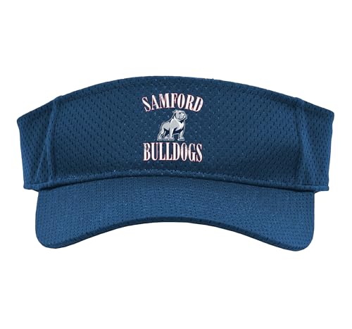 Samford Bulldogs | Official NCAA Merch | NAFPSAM Sport Sun Visor, Adult, One Size, Navy